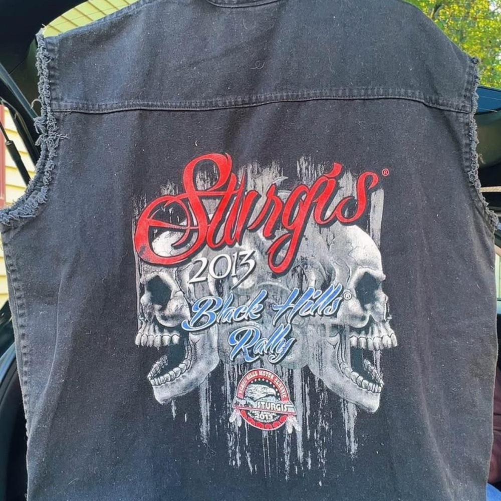 Black Sturgis 2013 Denim Vest